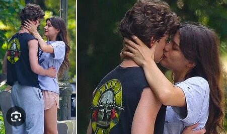 Suri Cruise, 18, kisses boyfriend Toby Cohen in NYC after Katie Holmes’ daughter partied with him at the prom – while dad Tom Cruise is in London